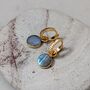 The Circle Labradorite Earrings, thumbnail 1 of 6