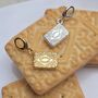 Custard Cream Necklace, Sterling Silver Or Gold Plated, thumbnail 5 of 10