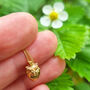 Strawberry Necklace Small Silver/Gold/Rose Gold, thumbnail 5 of 12