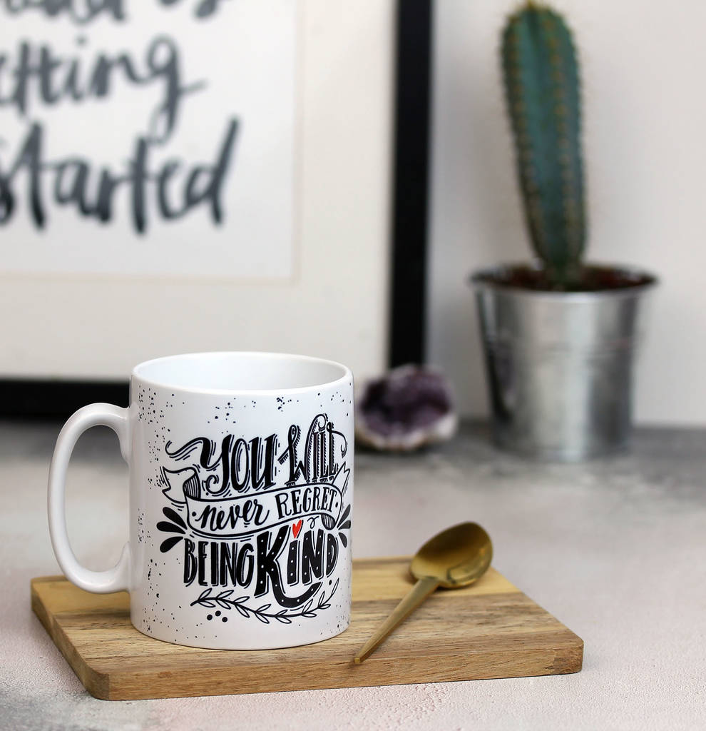 Motivational Printed Mug 'Kindness' Thank You Gift By Hearth & Heritage ...