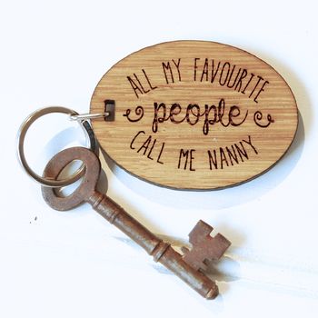 Personalised All My Favourite People Keyring, 4 of 5