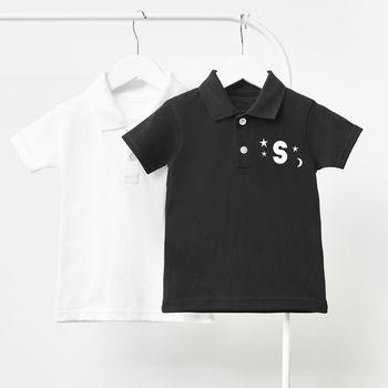 Little Stars Personalised Children's Polo Shirt, 3 of 3
