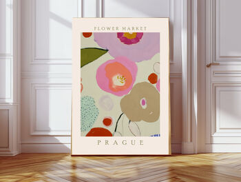 Flower Market Botanical Set Of Two Art Prints, 3 of 3