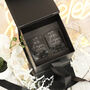 Pair Of Married Names Wedding Keepsake Shot Glasses, thumbnail 4 of 5