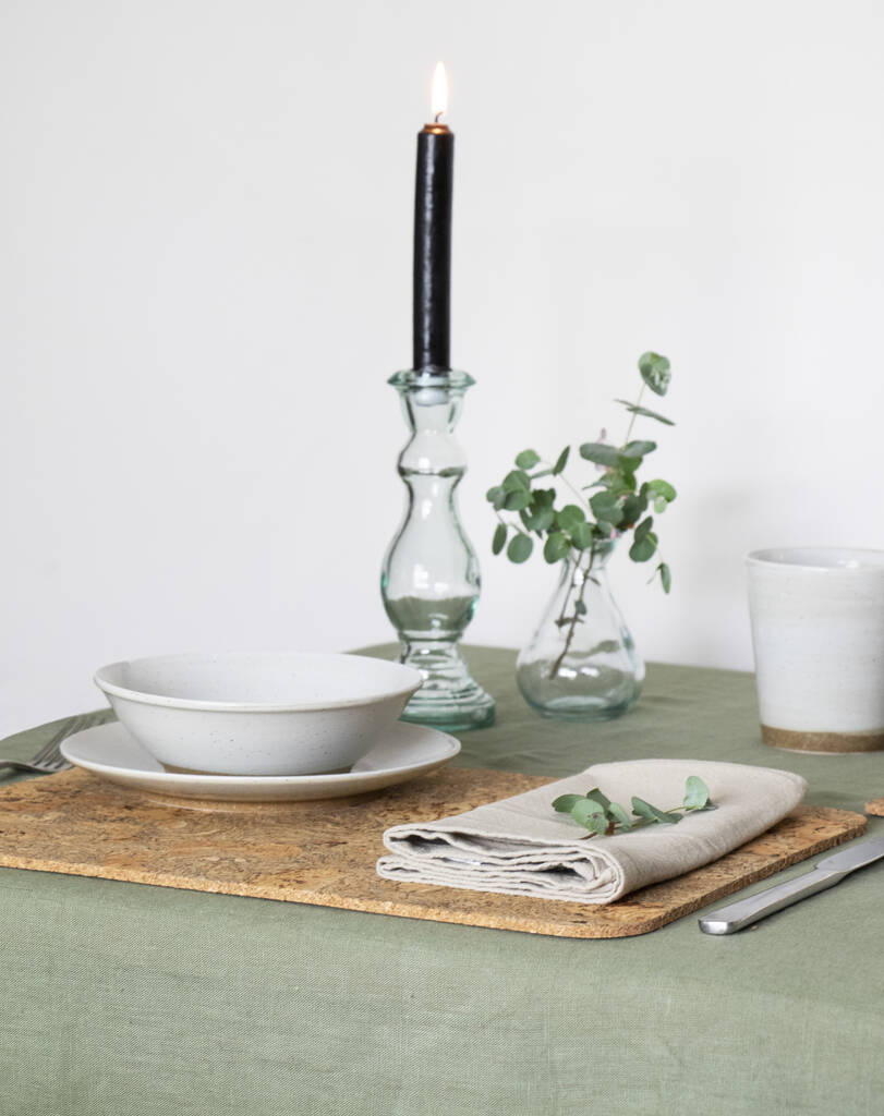 Ice Grey Cork Table Mats By LIGA