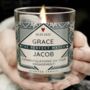 Romantic Personalised The Perfect Match Scented Candle, thumbnail 2 of 5