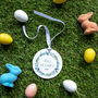 Personalised Babies First Easter Wreath Decoration, thumbnail 2 of 6