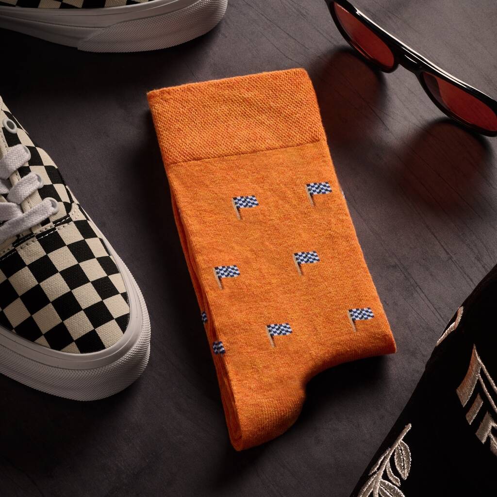 The Flag – Luxury Grand Prix Themed Socks, 1 of 9