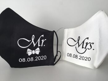 Personalised Wedding Mask For Bride And Groom, 4 of 4