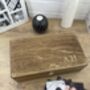 Carved Initials Personalised Memory Box, thumbnail 4 of 9