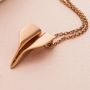 Personalised Paper Plane Necklace, thumbnail 3 of 7
