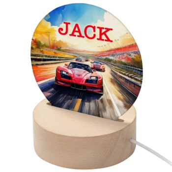 Personalised Kid's Round LED Night Light, 3 of 12