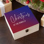 Personalised Sunset Gradient Family Christmas Eve Box, thumbnail 2 of 12