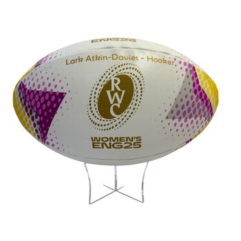 Personalised Women's Rugby World Cup Official Ball, 9 of 11