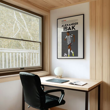 Alexander Isak Newcastle Football Poster, 6 of 6