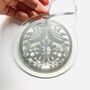 30th Anniversary Glass Hanging Ornament, thumbnail 6 of 7