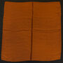 Rust Colour Silky Square Scarf, thumbnail 2 of 3