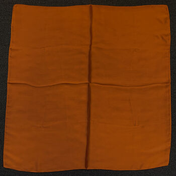 Rust Colour Silky Square Scarf, 2 of 3