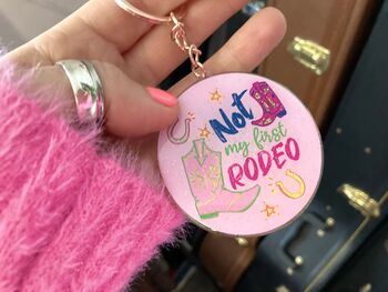 Not My First Rodeo Keyring, 3 of 4