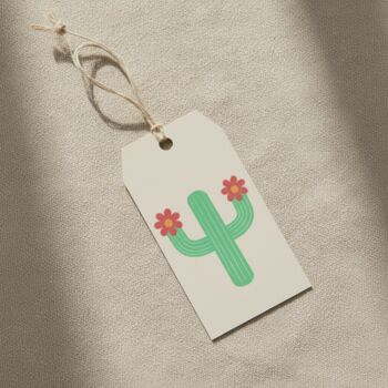 Vibrant Cactus Flower Wrapping Paper – Perfect For Teen Birthdays, 6 of 7