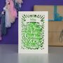Personalised 'First Christmas' Papercut Card, thumbnail 7 of 9