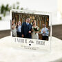 Personalised Father Of The Bride Keepsake Block, thumbnail 1 of 3
