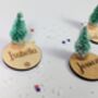 Personalised Table Name Plaques Settings Christmas Tree, thumbnail 9 of 11