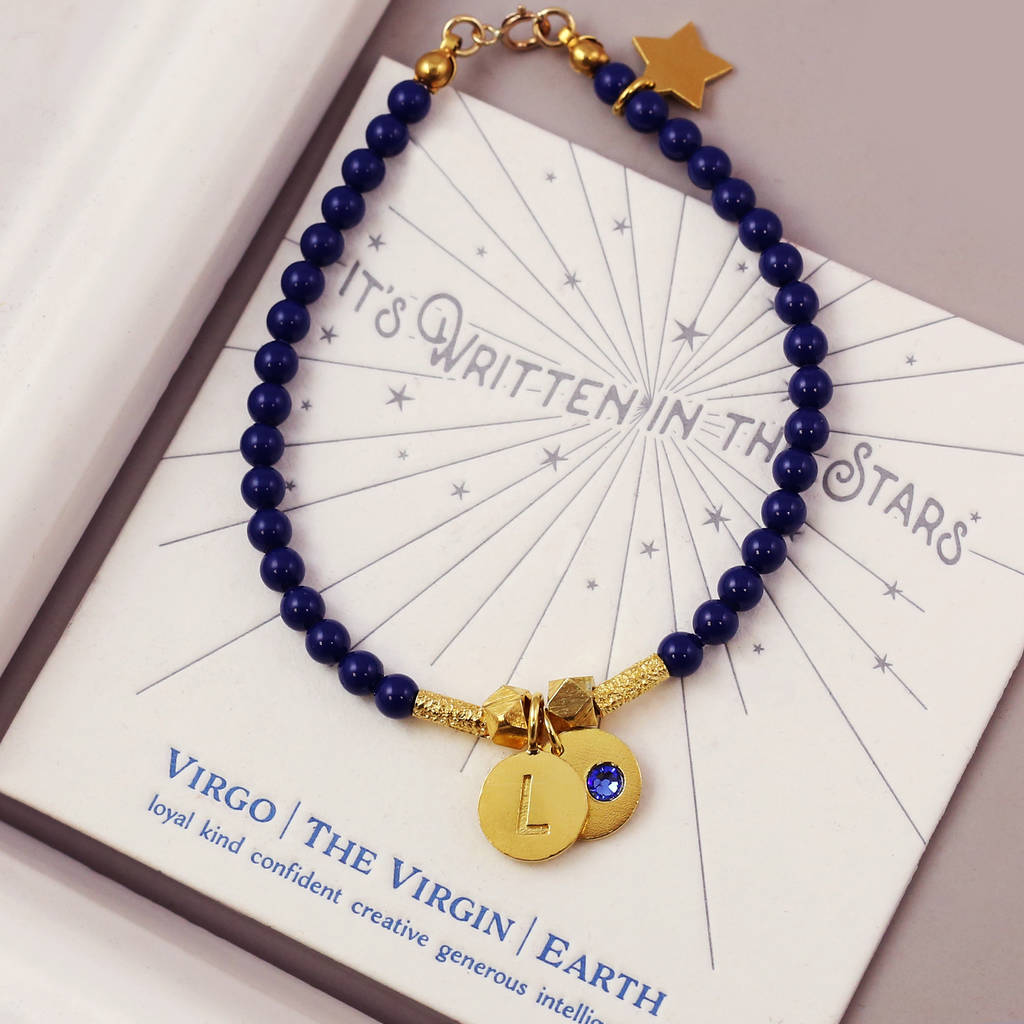 Personalied Virgo Charm Bracelet, 1 of 3