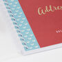 Personalised Birthday And Address Book With Flowers, thumbnail 8 of 11