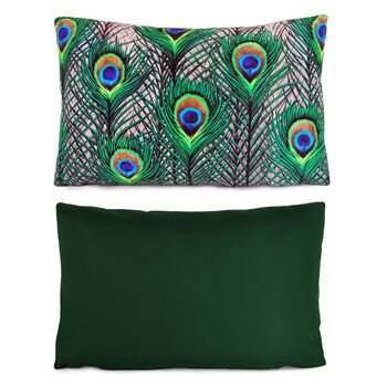 Peacock Feathers Cushion, 5 of 7