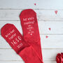 Personalised Not Counting Valentines Socks, thumbnail 2 of 2