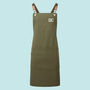 Varsity Initials Personalised Apron With Clip And Clasp Strap, thumbnail 2 of 8