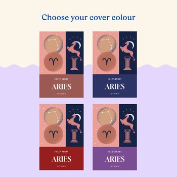 Aries Star Sign Gift Personalised Astrology Zodiac Book, 10 of 10