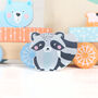 Pastel Wooden Animal Train With Personalised Bag, thumbnail 4 of 7