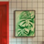 Monstera Plant Illustrated Print, thumbnail 3 of 5