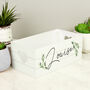 Personalised Botanical Bath Wooden Crate, thumbnail 3 of 4