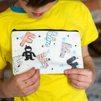 Children's Design Your Own Pencil Case Party Activity, 4 of 12