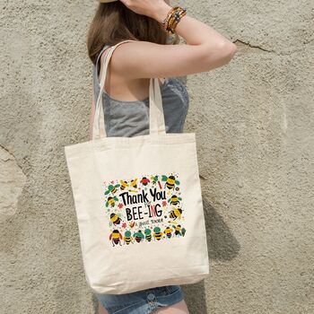 Thank You For Bee Ing A Great Teacher Tote Bag, 5 of 5