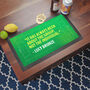 Personalised Football Quote Bar Mat, thumbnail 2 of 3