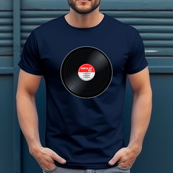 Vinyl Record Unisex Child And Adult T Shirt, 4 of 4