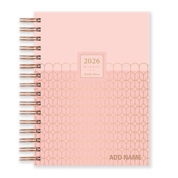 2026 Diary Matilda Myres A5 Week In View Wiro Personalised, 9 of 12