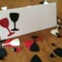 Wine O Clock Wine Glass Table Confetti, thumbnail 4 of 5
