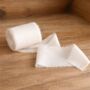 Chiffon Wedding Ribbon With Frayed Edge Ivory White 5m Roll, thumbnail 1 of 3