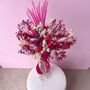 Hot Pink Dried Flower Bouquet, thumbnail 4 of 5