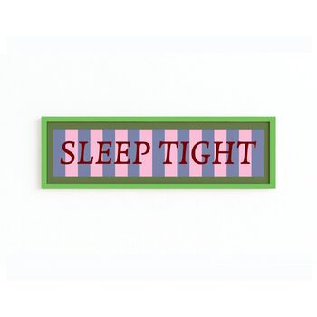 Sleep Tight Panoramic Framed Print, 5 of 12