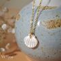 Minimal Shell Pendant Necklace, thumbnail 3 of 7