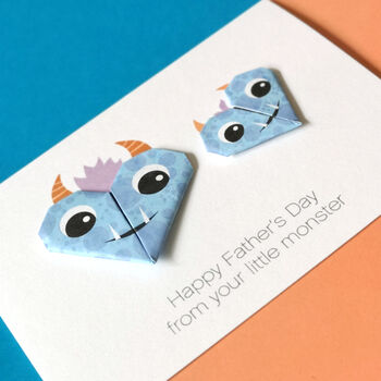 Funny Happy Father's Day Little Monster Card, 6 of 8