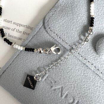 Newcastle United Fc Bead Bracelet For Football Fans, 4 of 7