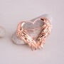 Luckenbooth Heart 18k Rose Gold Plated Brooch, thumbnail 1 of 5