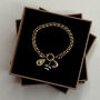 Women's Twisted Chain Bracelet With Sailor Clasp, thumbnail 2 of 6